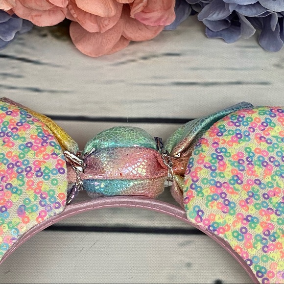 Minnie Mouse Confetti Sequin Headband & Candy Bow - Picture 11 of 13